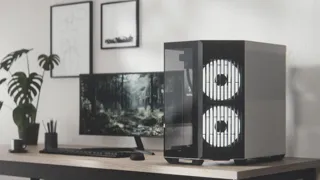 APNX V1 kétkamrás mid-tower ATX számítógépház