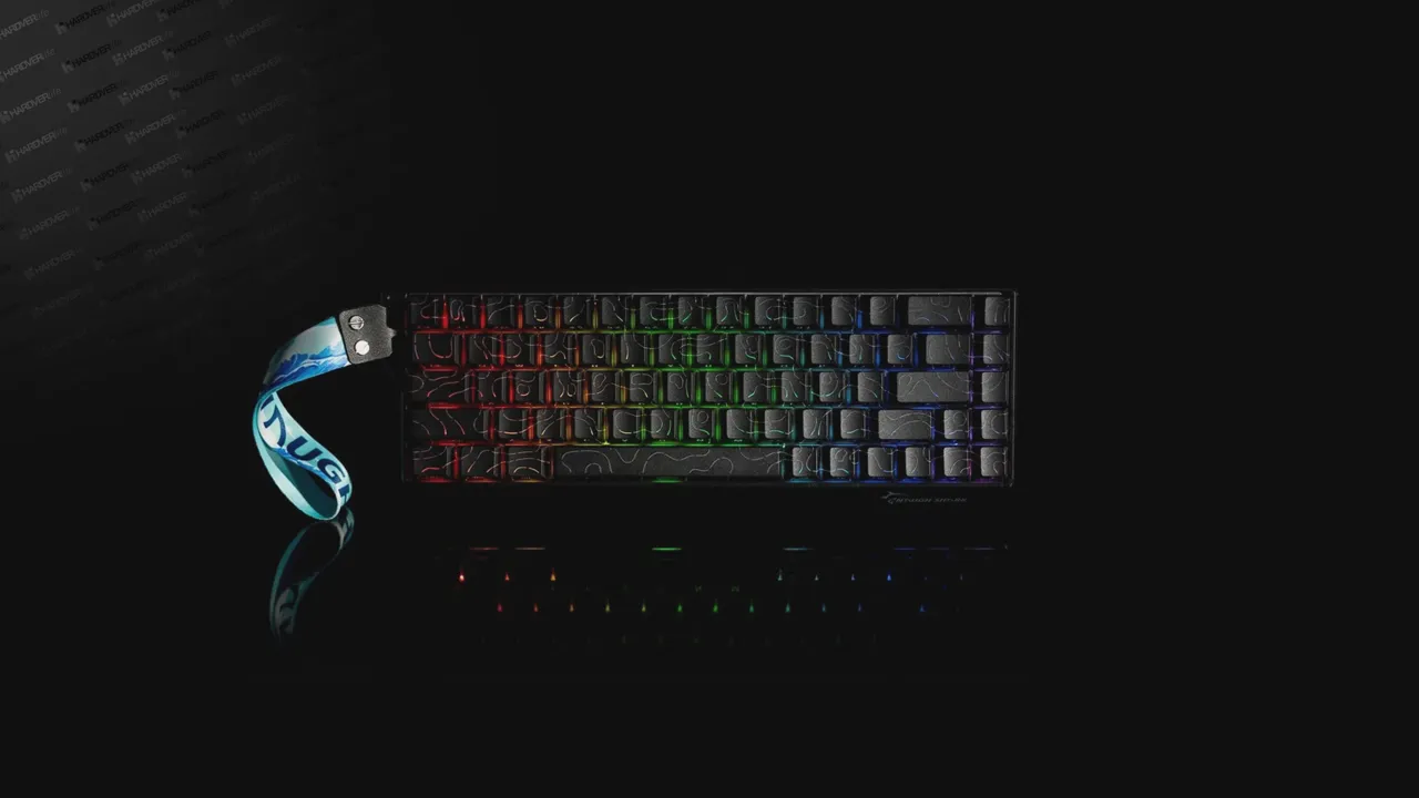 Gamakay x NaughShark NS68 Hall‑effect gamer billentyűzet